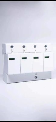 低電圧のパワー系統のための4P 385V 100KAのサージの防御装置SPD